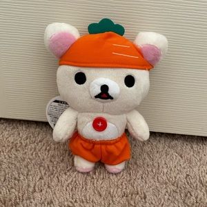 Rilakkuma Korilakkuma carrot plush (Toreba Prize)